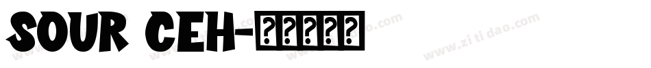 sour ceh字体转换